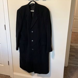Silver Cloud Men’s Cashmere Blend Single-Breasted Pea Coat / NWOT / Size 42R
